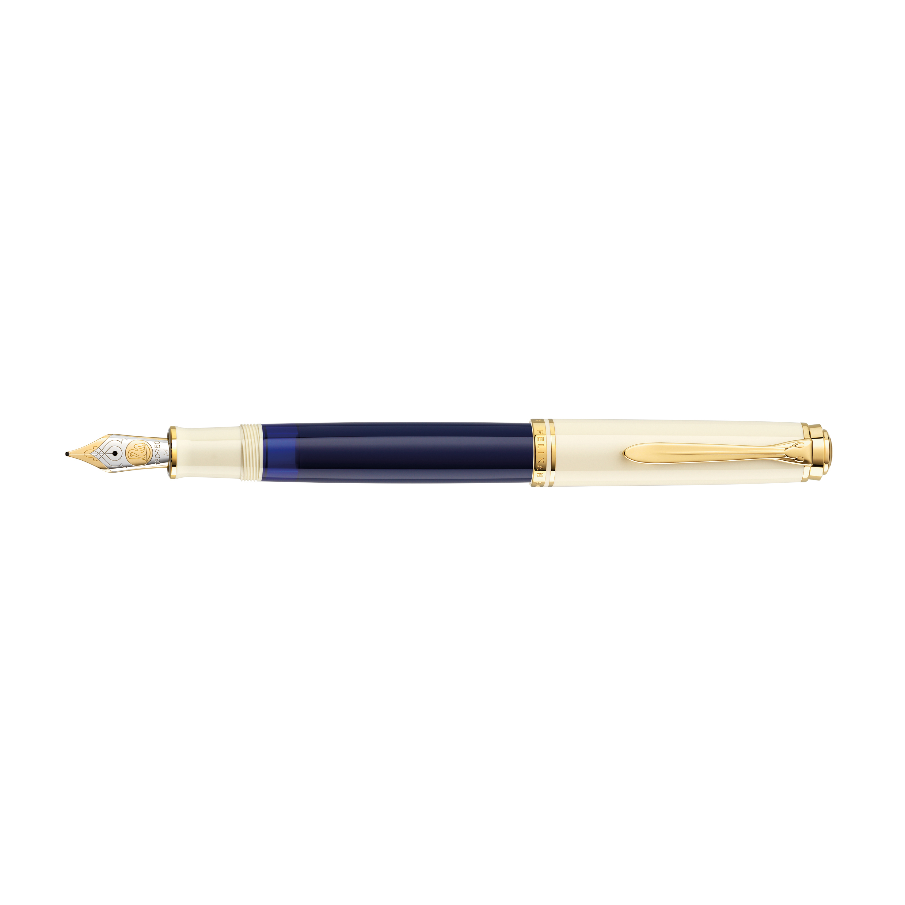 Pelikan Souverän M800 Cream Blue Fountain pen - Vulpen / Fountain